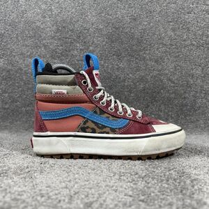 VANS SK8-Hi MTE-2 Women’s Size 5 Pomegranate Leopard Hi Top Outdoor Shoes Used